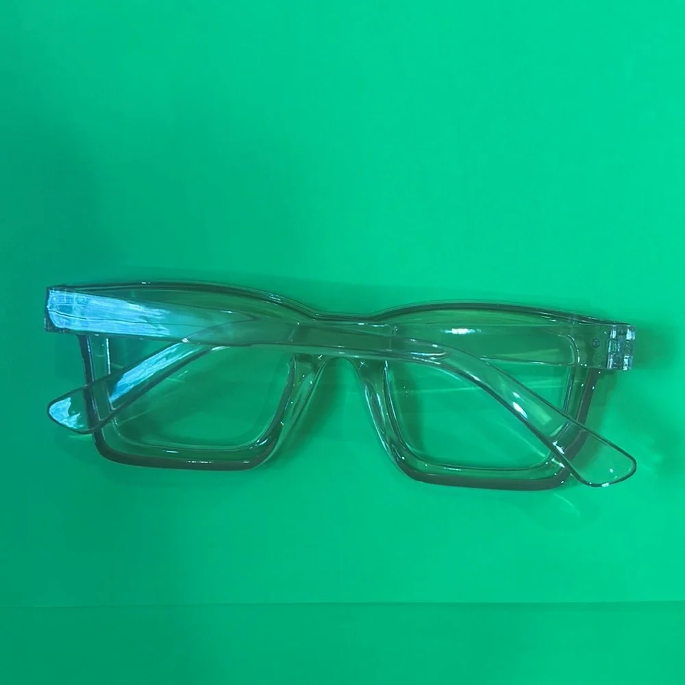 Stylish Tan Square Frame Glasses